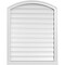 Ekena Millwork Arch Top Surface Mount PVC Gable Vent w/ 2"W x 2"P Brickmould Sill Frame, 30"W x 36"H GVPAR30X3603SN - alternate 1